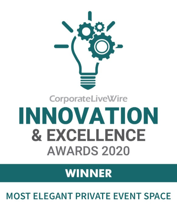 Innovation & Excellence award for Most Elegant Private Event Space